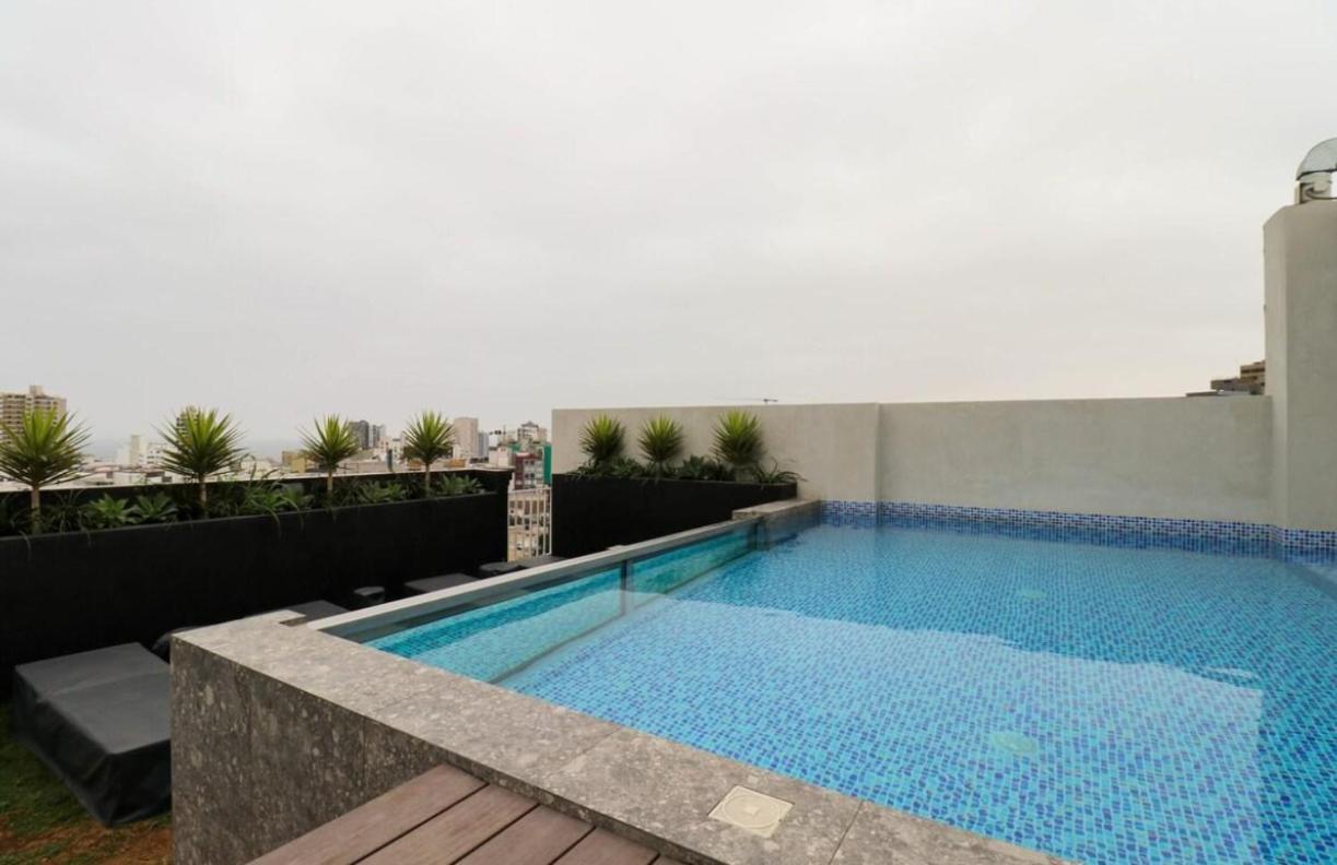 Exclusivo Y Moderno Depa En Miraflores Vista Al Mar Y A La Ciudad Amoblado Apartments Лима Екстериор снимка
