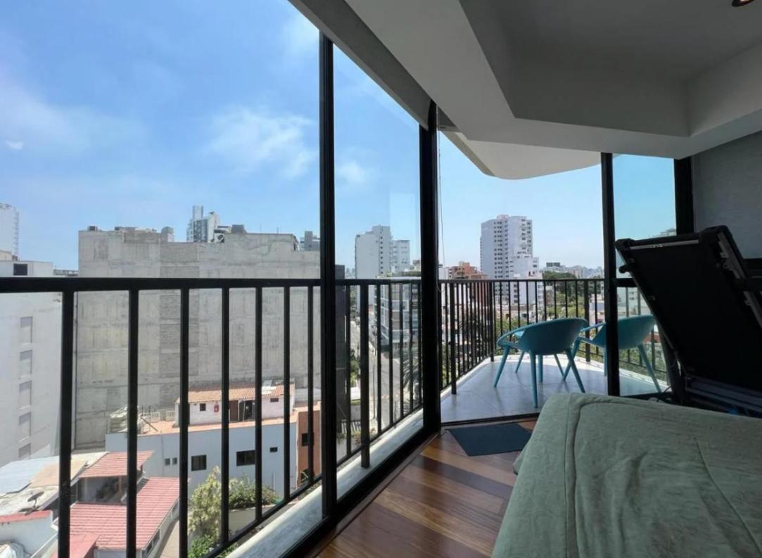 Exclusivo Y Moderno Depa En Miraflores Vista Al Mar Y A La Ciudad Amoblado Apartments Лима Екстериор снимка