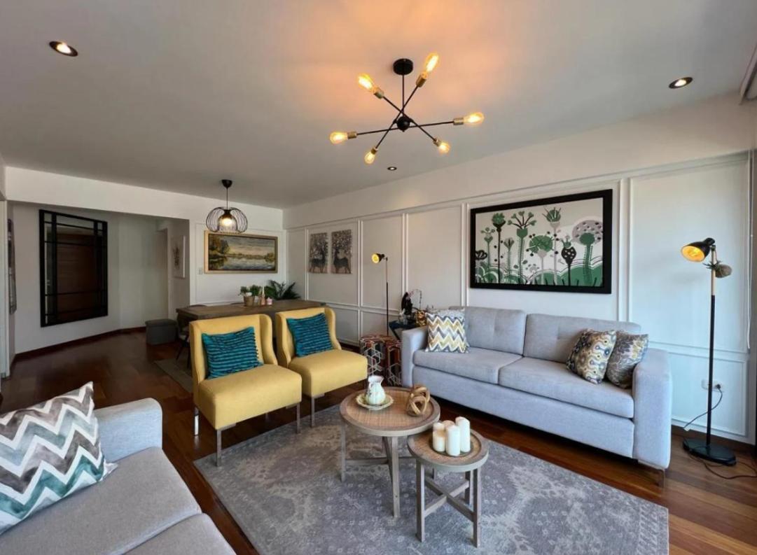 Exclusivo Y Moderno Depa En Miraflores Vista Al Mar Y A La Ciudad Amoblado Apartments Лима Екстериор снимка