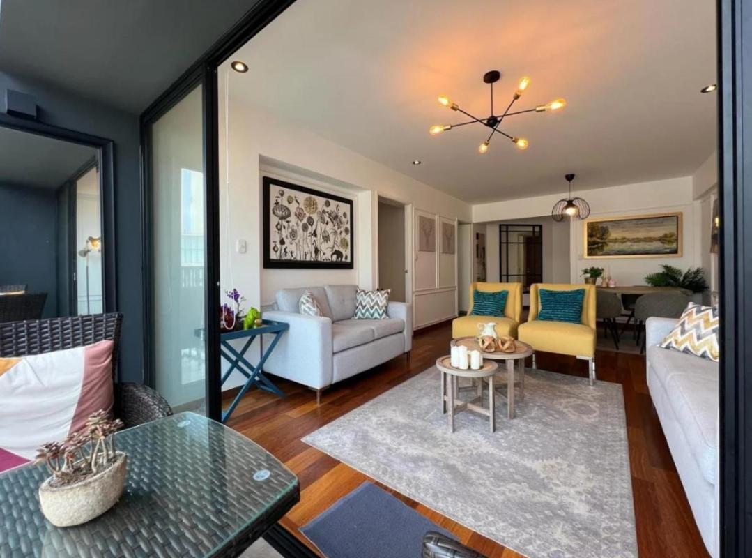 Exclusivo Y Moderno Depa En Miraflores Vista Al Mar Y A La Ciudad Amoblado Apartments Лима Екстериор снимка