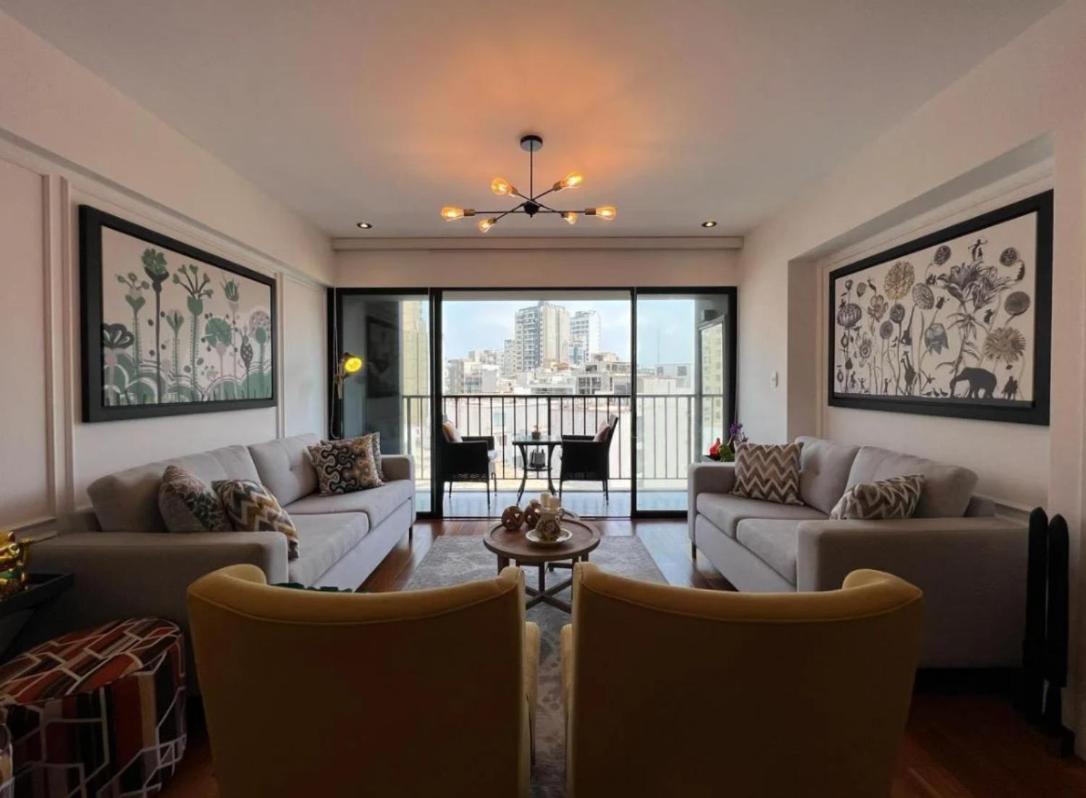 Exclusivo Y Moderno Depa En Miraflores Vista Al Mar Y A La Ciudad Amoblado Apartments Лима Екстериор снимка