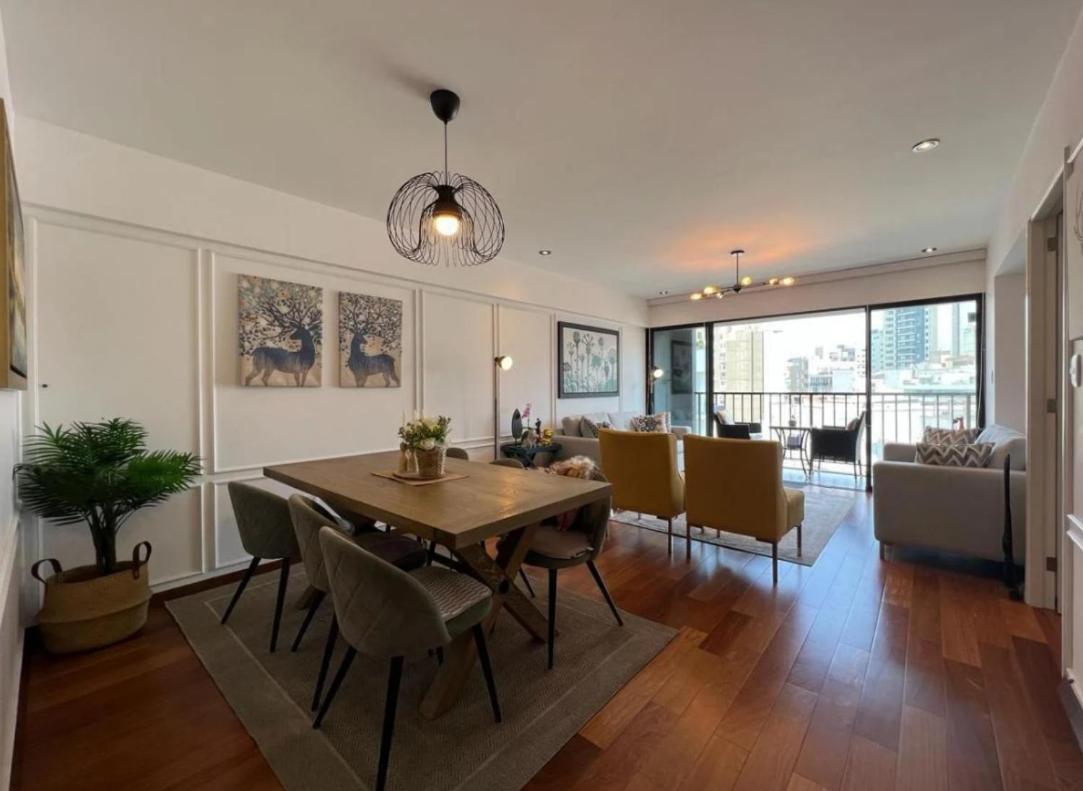 Exclusivo Y Moderno Depa En Miraflores Vista Al Mar Y A La Ciudad Amoblado Apartments Лима Екстериор снимка
