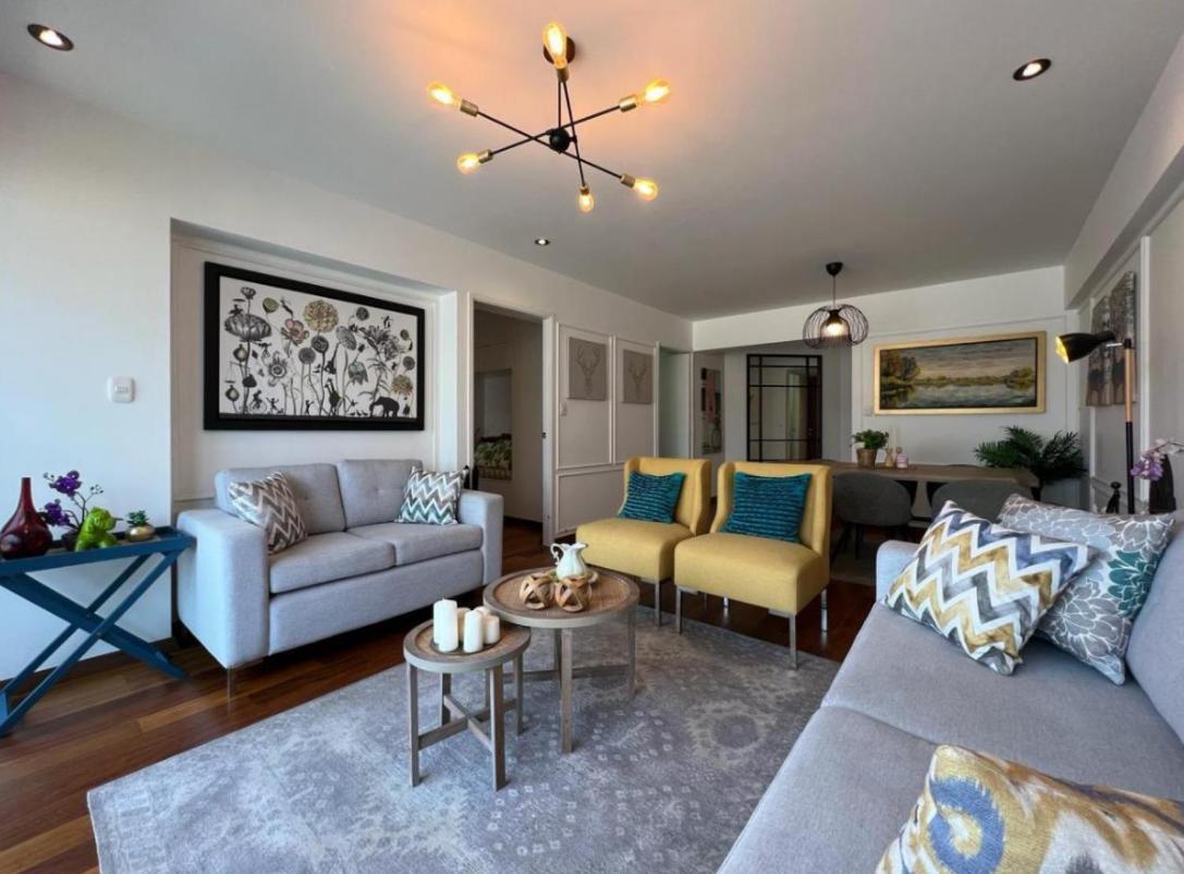 Exclusivo Y Moderno Depa En Miraflores Vista Al Mar Y A La Ciudad Amoblado Apartments Лима Екстериор снимка